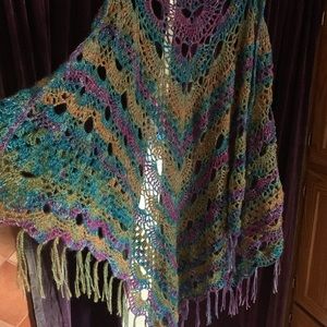 Shawl . Dress up any outfit. Handmade by me